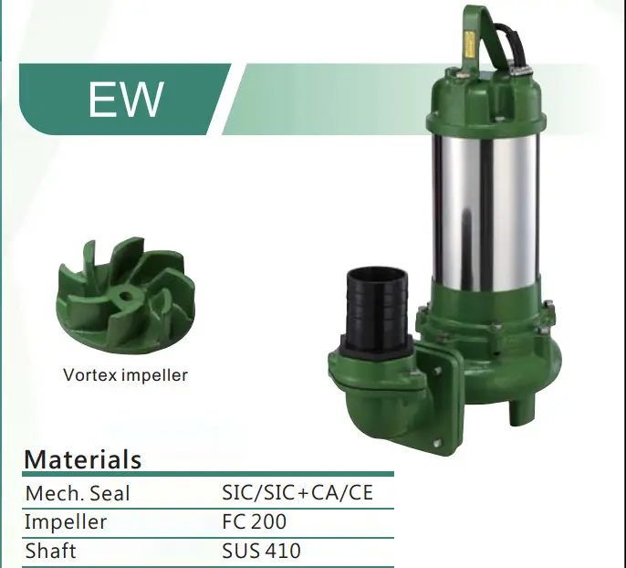 Bơm chìm nước thải Evak EW-505