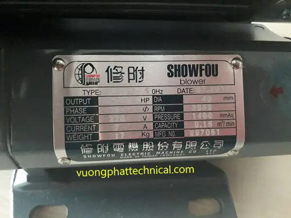 Máy thổi khí Showfou BS-112