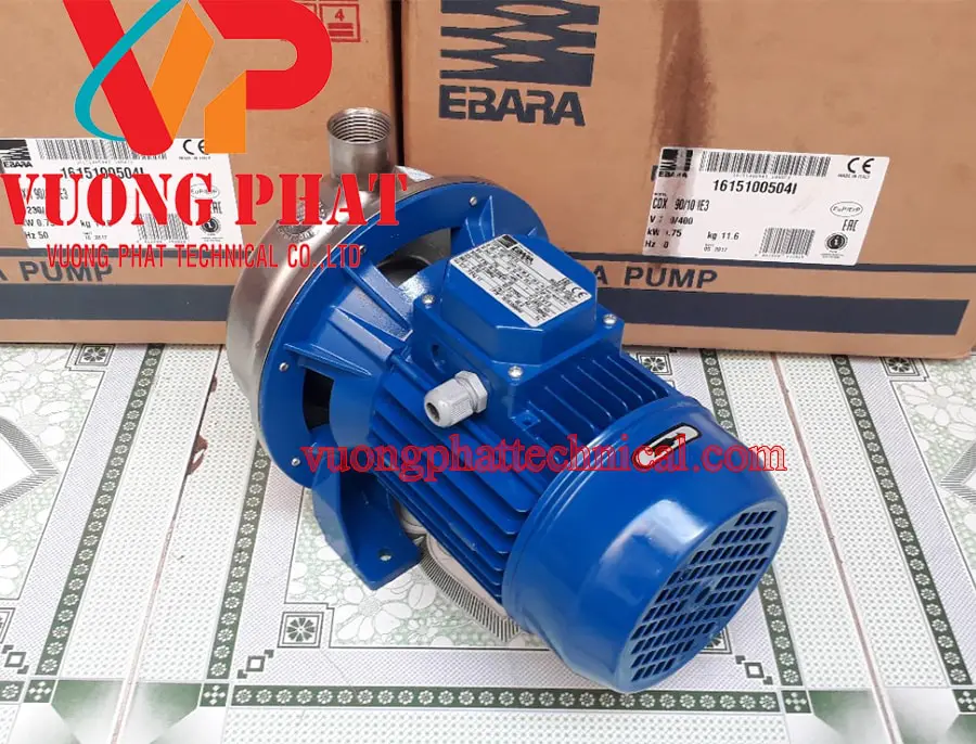 Bơm ly tâm trục ngang Ebara CDX 120/20