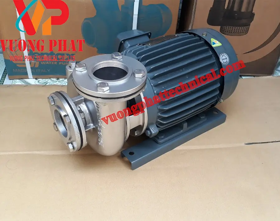 Bơm ly tâm trục ngang Teco đầu inox 40HP