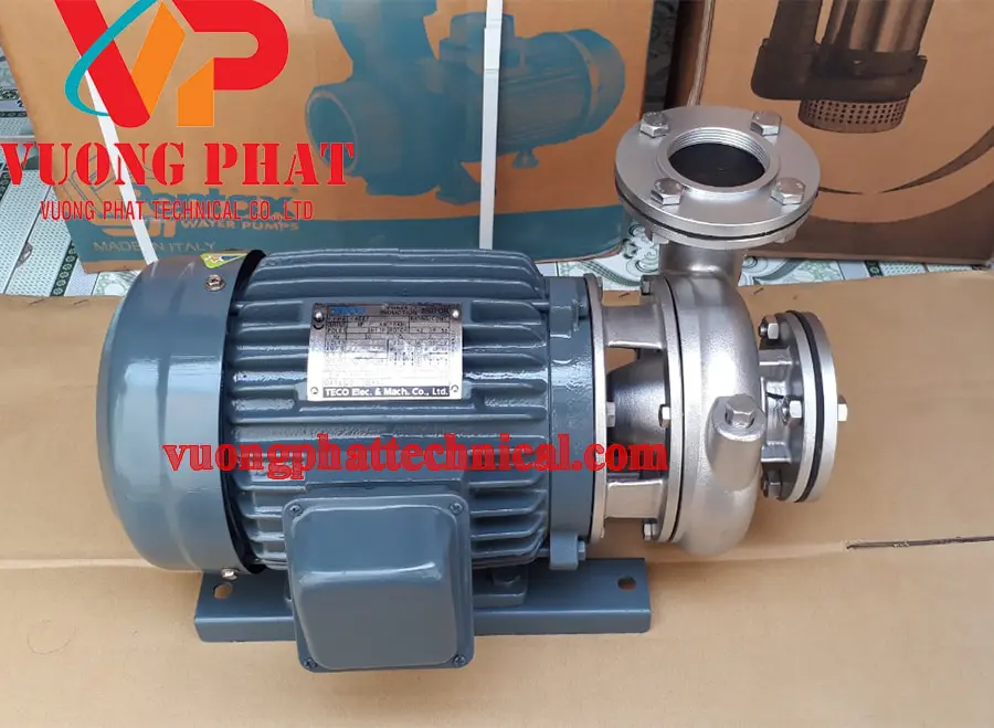 Bơm ly tâm trục ngang đầu inox Teco G-33-50