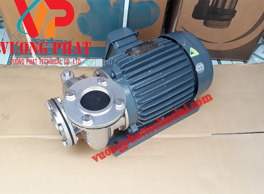 Bơm ly tâm trucjngang đầu inox teco 10hp