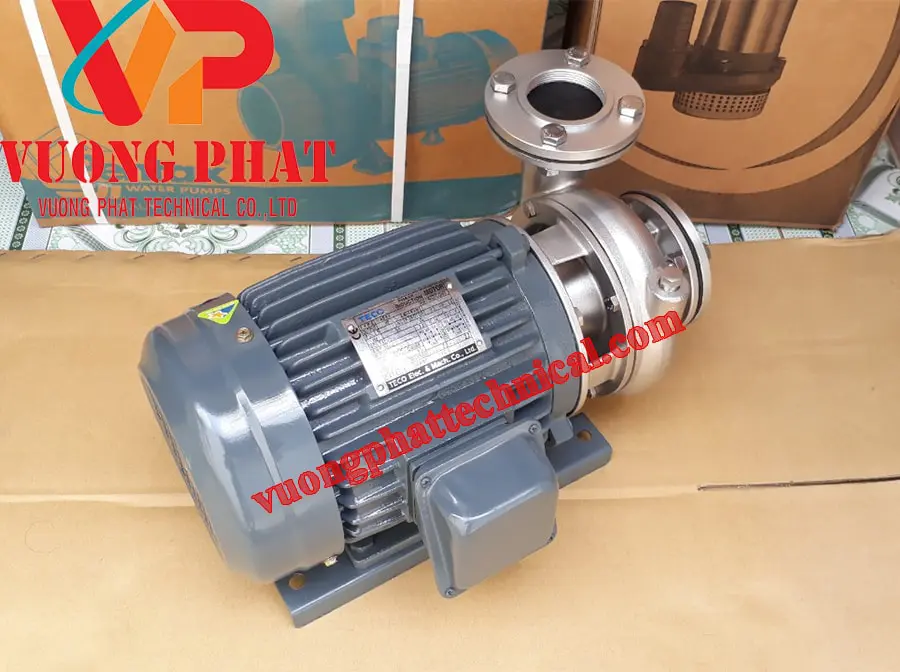 Bơm Ly Tâm Trục Ngang Inox Teco 20HP