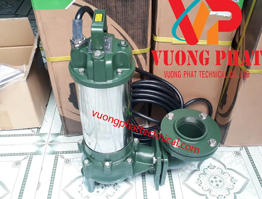 Bơm Chìm Nước Thải Evak EW-550E, Bơm nước thải Evak EW-5.50E 5HP