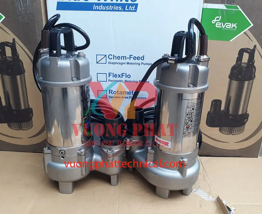 Bơm chìm nước thải Inox Evak