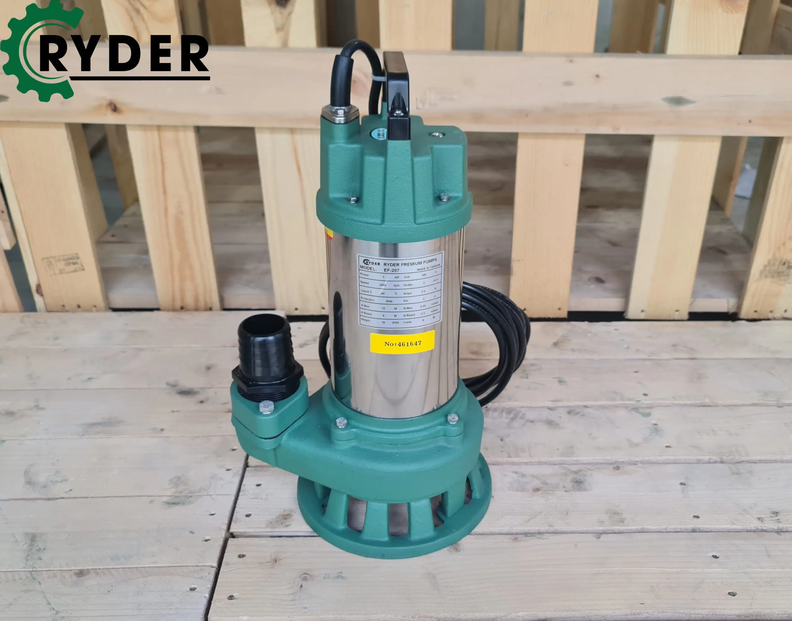 Bơm Chìm Nước Thải Ryder BF-B315