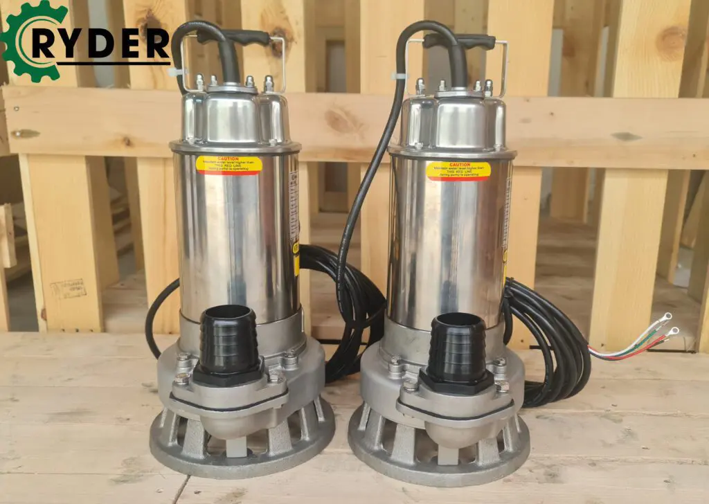 Bơm chìm nước thải Inox Ryder Đài Loan