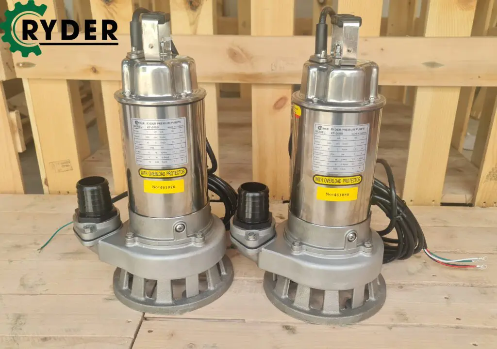 Bơm chìm nước thải Inox Ryder KF-355 7.5HP