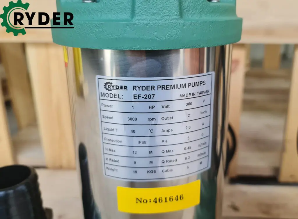 Bơm chìm nước thải Ryder EF-207