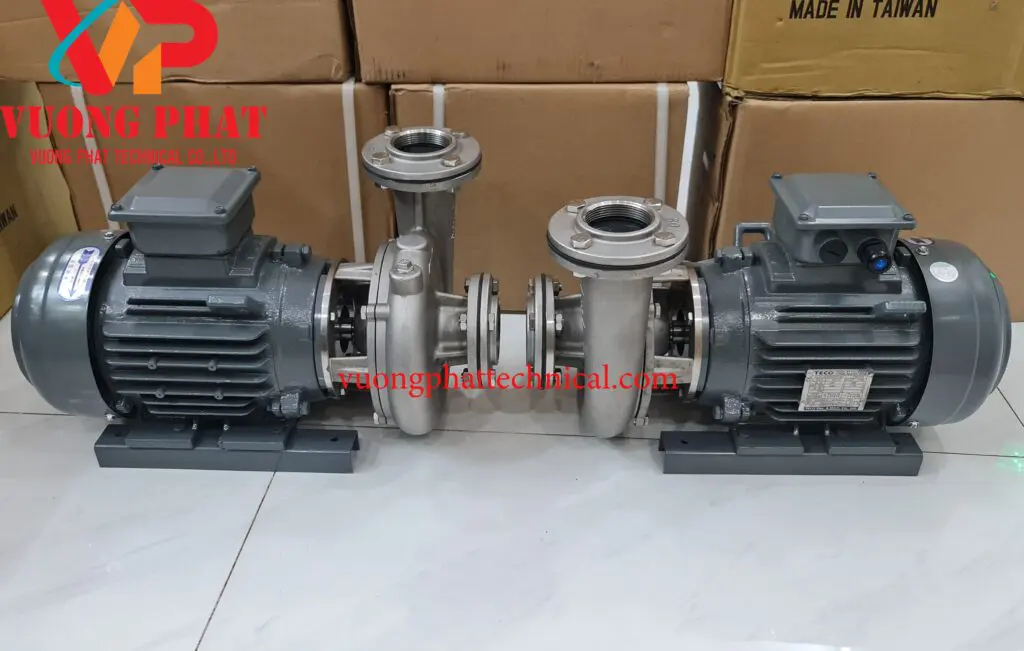 Máy bơm ly tâm inox Teco AESV 15HP