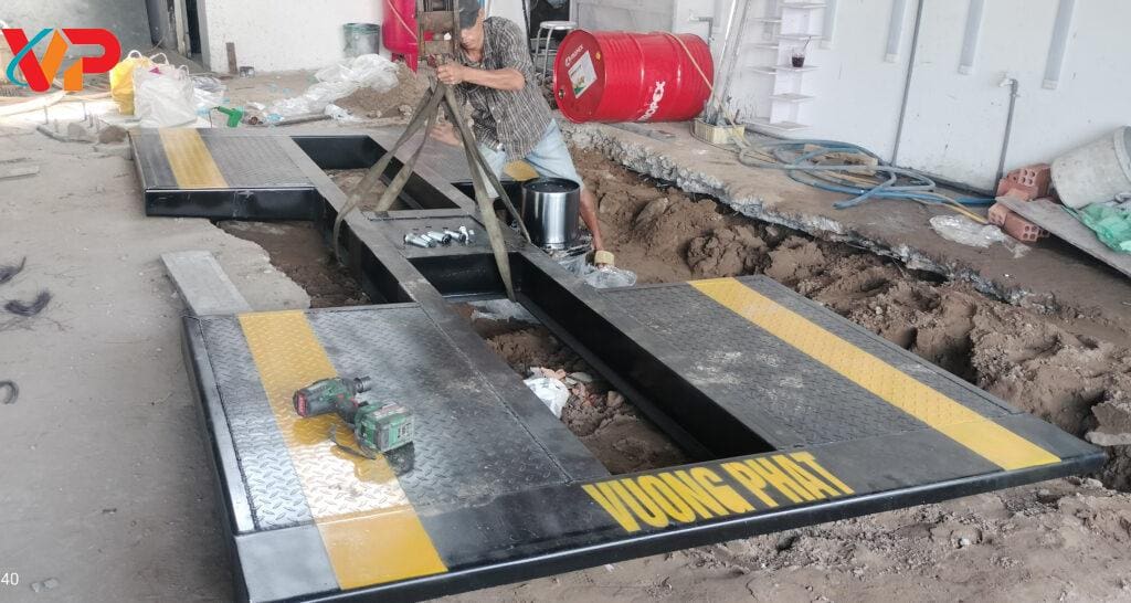 sửa chữa cầu nâng ô tô 1 trụ