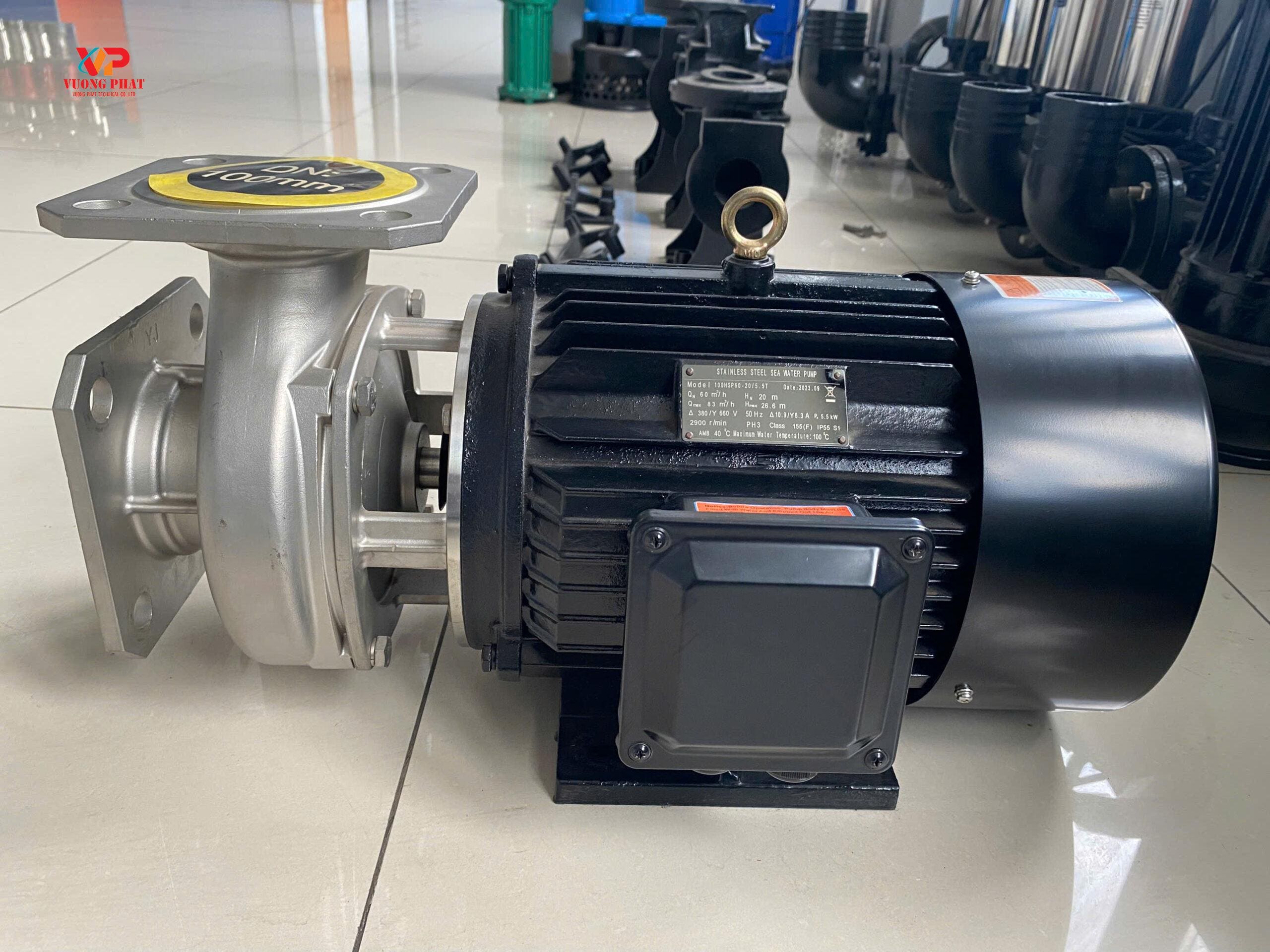 Bơm nước biển inox đúc 304 100HSP70-25