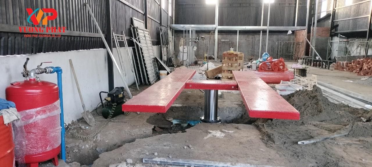 Cầu nâng 1 trụ chữ H