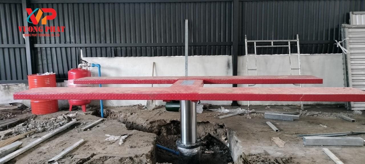 Cầu nâng ô tô 1 trụ chữ H