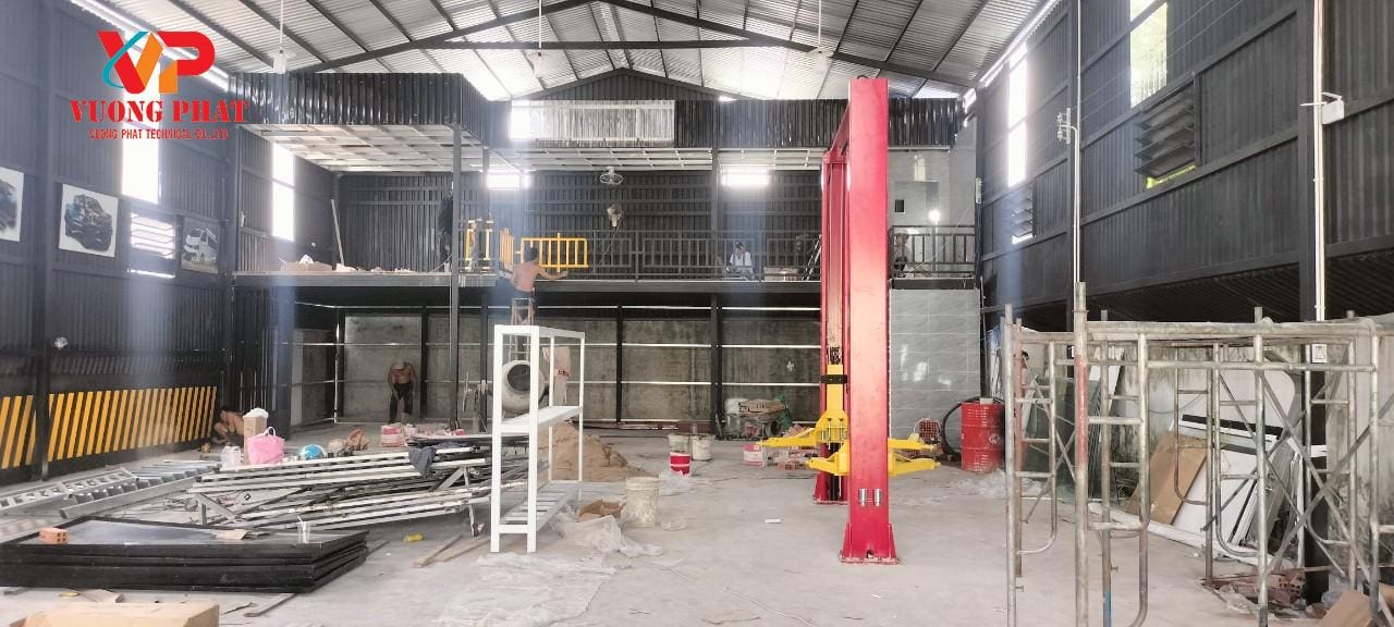Cầu nâng ô tô 2 trụ 4 tấn