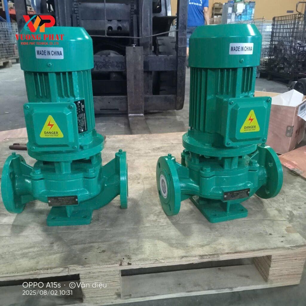 Bơm trục đứng inline IRG