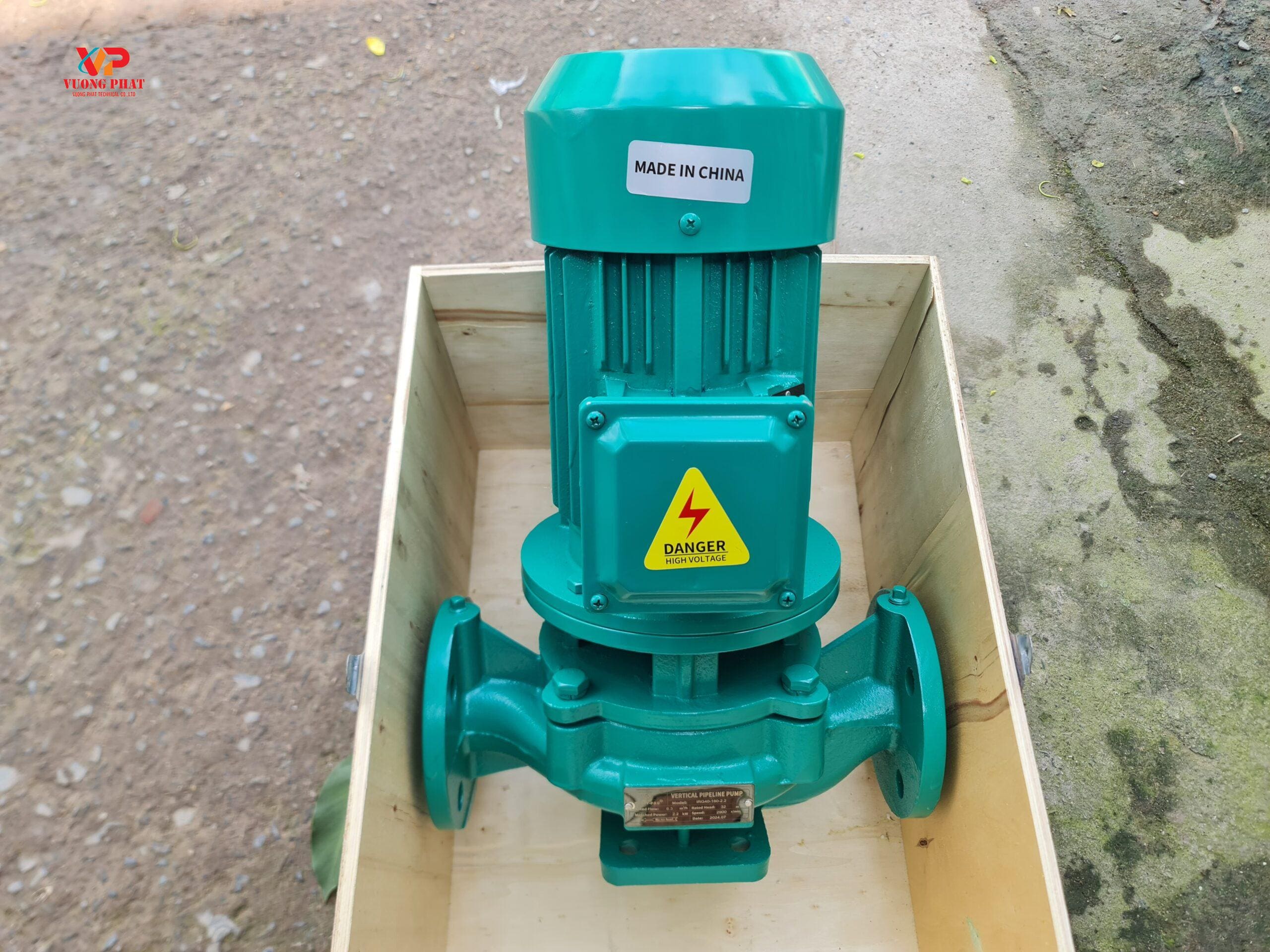 Bơm trục đứng inline IRG