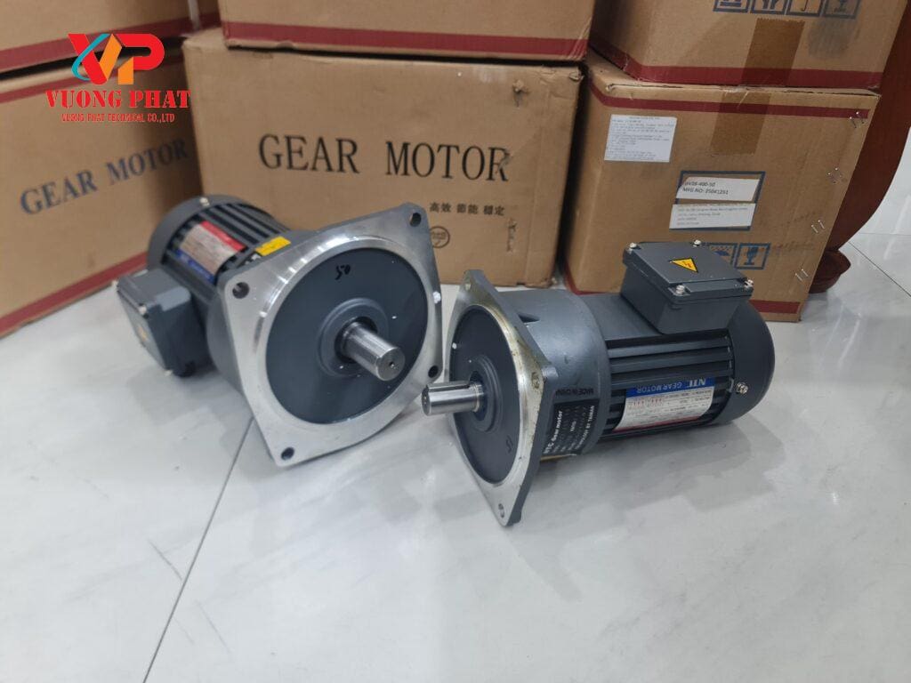 Mô tơ giảm tốc mặt bích NTC