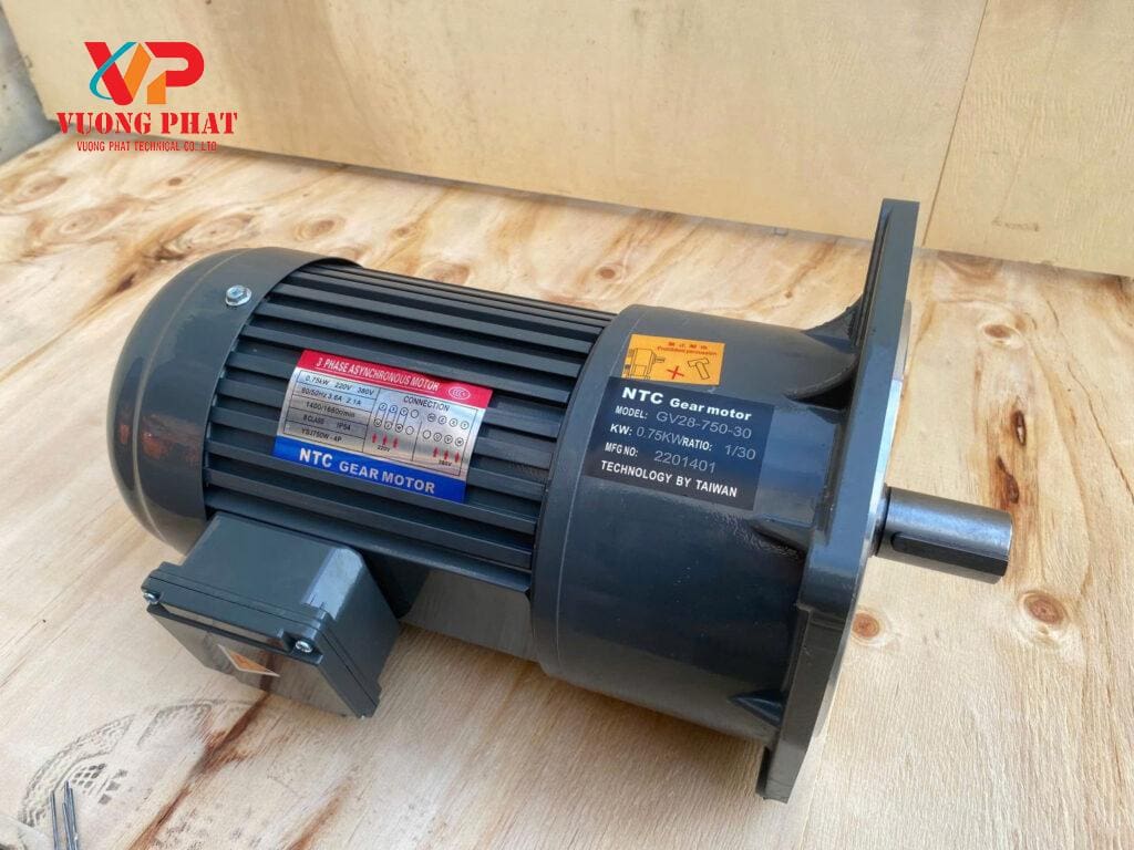 Mô tơ giảm tốc mặt bích NTC