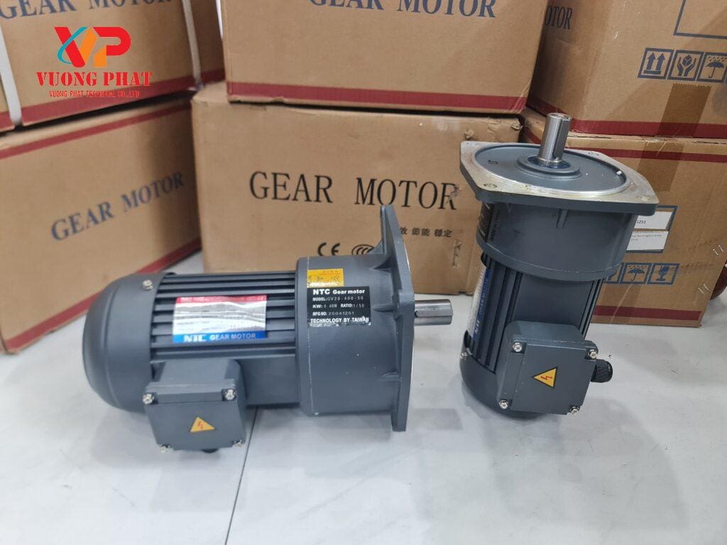 Mô tơ giảm tốc mặt bích NTC