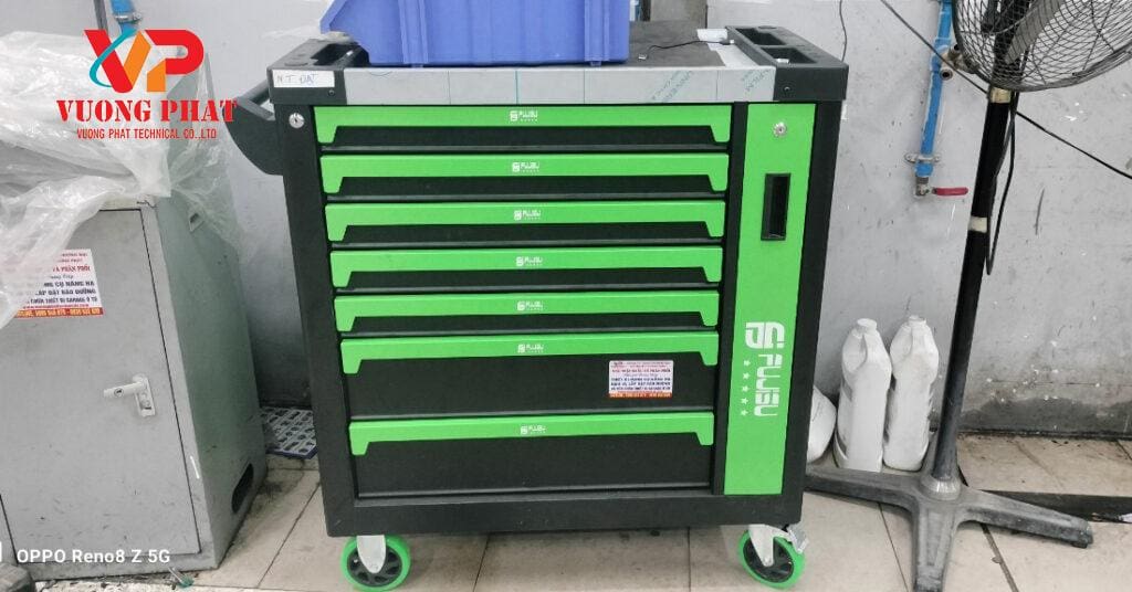 Tủ đồ nghề 7 ngăn 421 chi tiết VP