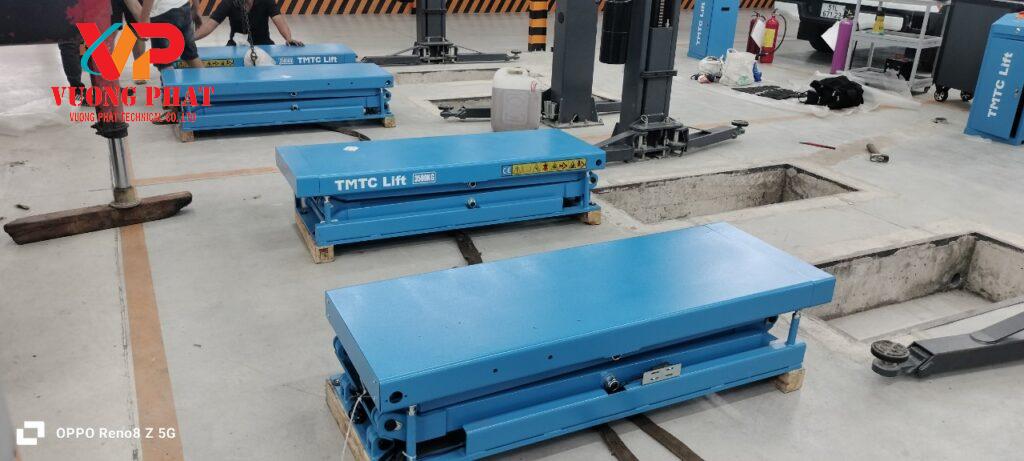 Cầu nâng cắt kéo âm nền VP 3,5 tấn