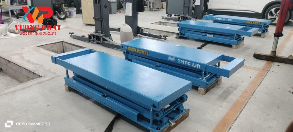 Cầu nâng cắt kéo âm nền VP 3,5 tấn